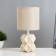 Aurora table lamp E14 40W Beige 13x13x25 cm Risalux