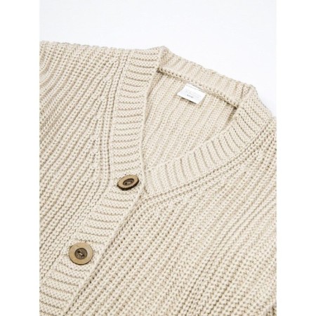 Кардиган для девочки Amarobaby Knit, рост 110 см, цвет молочный-4