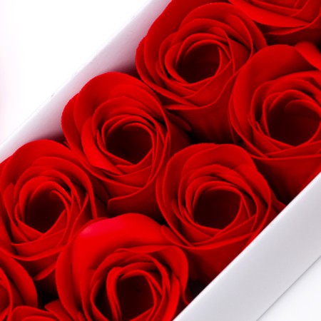 Soap roses, red, set 10 pcs.-9