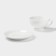 Tea steam porcelain Magistro "Blanche", 2 items: a cup 250 ml, a saucer d = 15.5 cm, white color