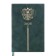Dated 2025 diary, A5, 176 sheets of Escalada, solid cover of artificial leather, 3D design, embossing foil, lies, cream block 70 g/m2, green