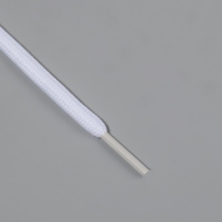 Shoes for shoes, steam, round, d = 5 mm, 90 cm, white color-2