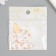 Decor for creativity metal, enamel "Bunny with pink tail" White 2.2x1.3 cm