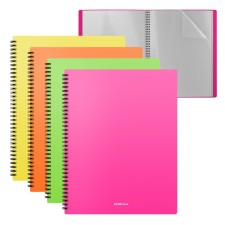 Folder 20 inserts on spirals, A4, 600 μm, Erichkrause 