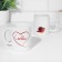 Sublimation mug "with love", with application