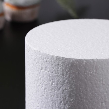 Falter for the cake is round, d = 16 cm, h = 10 cm, white color-1