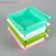 Suspended shelf in the refrigerator, 22 × 20 × 7 cm, color mix