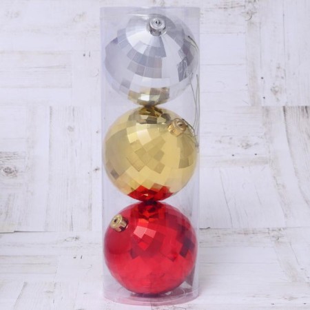 Set of balls plastic D-15 cm, 3 pcs "Dismaum" mix-1