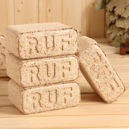 Firewood "Fuel bricket RUF", birch chips of a small fraction, set 12 pcs-2