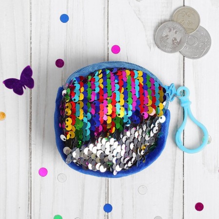 Soft wallet "chameleon", color mix