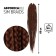 SIM-BRAIDS AFROKOSOS, 60 cm, 18 strands (CE), chestnut color (#30)