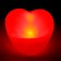 LED LED “heart”, red glow