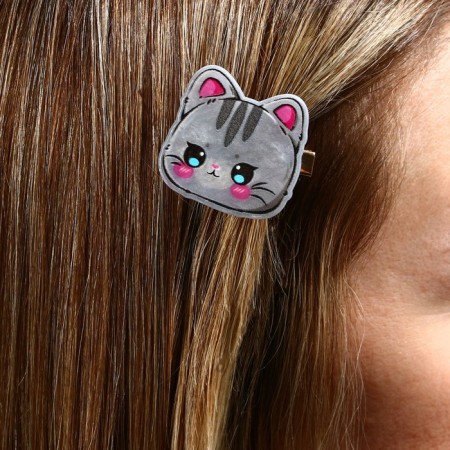 Hair hairpin “Kitik”, 3.4 x 3 cm-7