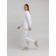 Women's pants with the basis, size 54, white color
