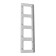 Frame Legrand Inspiria, 4 post, white