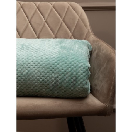 Texrepublic blanket, size 200x220 cm, turquoise color-2