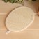 Liff's washcloth, oval sponge with cotton