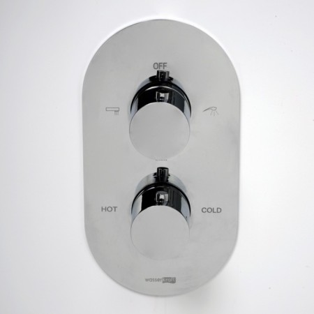 The shower system wasserkraft a174868 Thermo, built -in, thermostat, tropical shower, chrome 1012020-3