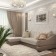 Rectangular carpet Valentis mikonos, size 160x230 cm, color Cream/kahve