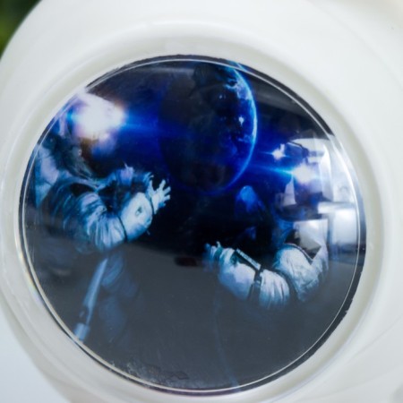 Night-wound Mishka Bear Cosmonaut Led usb white 12x12x16.5 cm-15