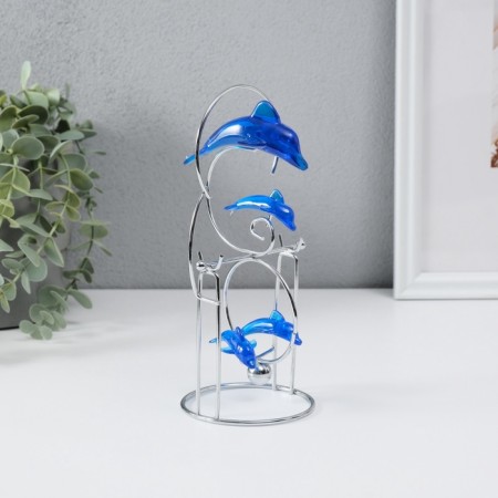 Dolphins pendulum 1 Bol and 3 Mal 9.5 x 8 x 19.5 cm-1