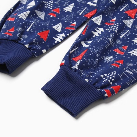 Pajamas for a boy, red/blue color, height 134 cm-7