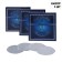 Foil is round, a set of 50 sheets without holes, D-12 cm, 3 packages