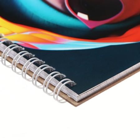 Notepad A5, 60 sheets in a cage on the crest Important Girl, cover coated cardboard, hard substrate, mix-5