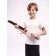 Wooden sword "Vakzashi", in a sheath, black color, beech