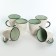Elrington mugs “Airbrus. Pistachio breeze ", 400 ml, 6 pcs