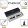 Ballpoint pen Parker IM Essential K319 Matte Black CT M 1.0 mm, brass body, blue ink
