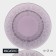 Glass Dessert Magistro "French lavender", d = 21 cm, purple color