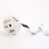 Tape for decor and gifts, "metallic", silver, 2 cm x 50 m