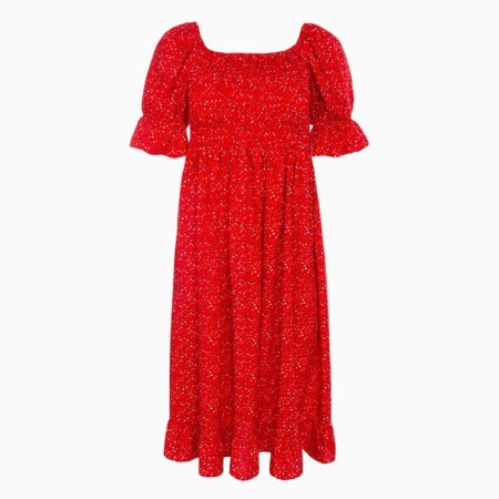 Women's dress minku: enjoy color red, rr 44-6