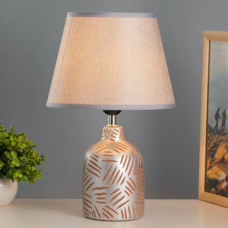 Board lamp "Athena" E27 40W silver 22x22x34cm Risalux-1