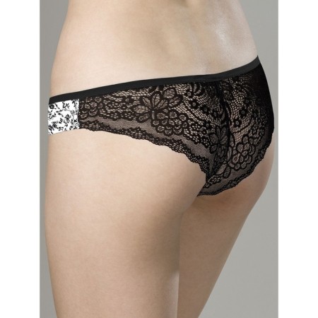 Women's panties, size 48 is gray, white, 2 pcs-1
