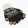 Female gloves on the claim Minaku 22 cm black