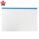 The convert folder on the A4 ZIP-Molniya, 150 μm, calligrata, transparent, blue lightning