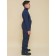 Semi-combinezone children, height 122 cm, dark blue color