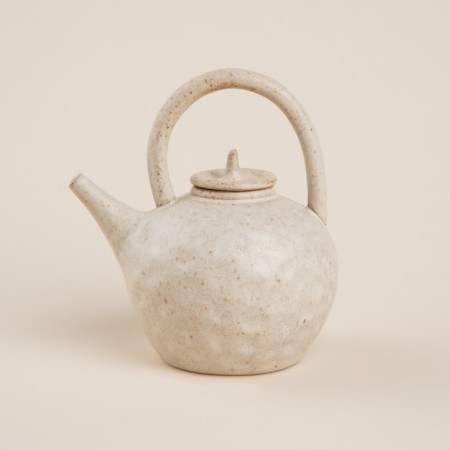 Teapot of ceramic ceramic SL Home "Vento", 650 ml, 15 × 12 × 16.5 cm, beige color-2