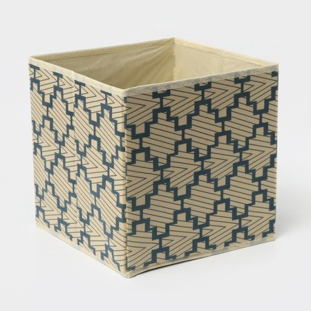 Stellying box for storing the Gats, 25 × 25 × 25 cm, beige color-4