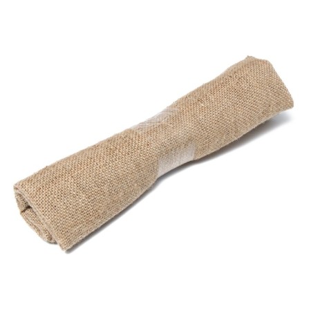 Jute bag, 45 × 60 cm, density 315 g/m², weaving 46 × 40 threads, with ties-10