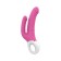 Duet little vibrator, anal-vaginal, 9 modes, 23x3.5 cm, silicone, pink color