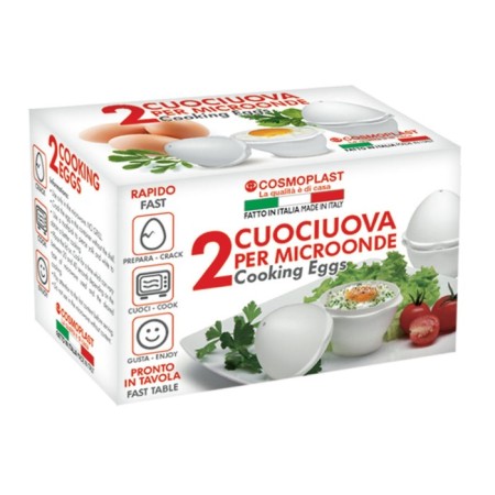 Form for cooking eggs in microwave, 2 pieces-2