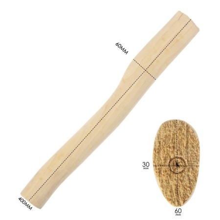 Assitus Middle Tundra, polished, from birch, Higher variety, B2, 400 mm-1