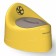 Pot children's amrobaby fort, with a lid, yellow color