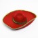 Carnival hat "Sombrero", red color
