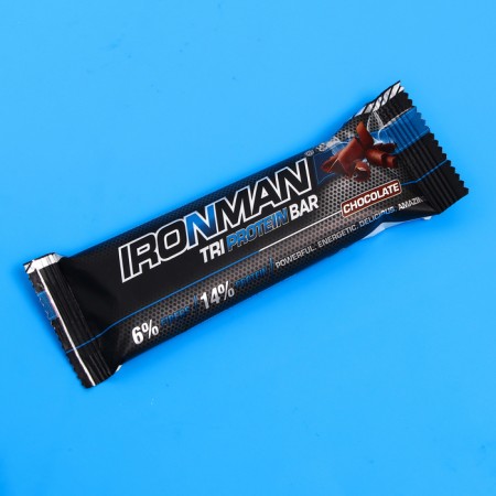 Batonchik Ironman Tri Protein bar chocolate, dark icing, sports nutrition, 50 g
