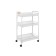 Roadfly 2k, 3 tiers, 44 × 25 × 75.5 cm, on wheels, the color is light gray