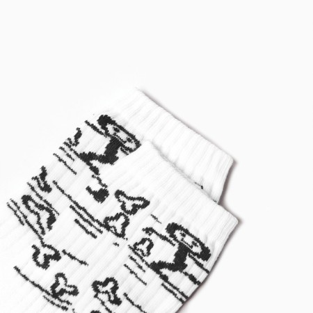 Women's socks, white color, size 25-1